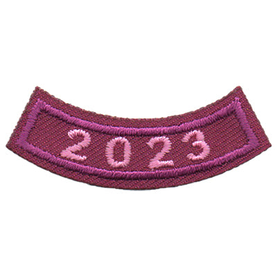 2023 Purple Year Rocker Patch