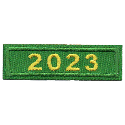 2023 Green Year Bar Patch