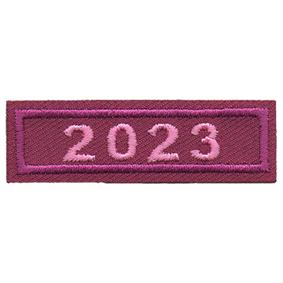 2023 Purple Year Bar Patch