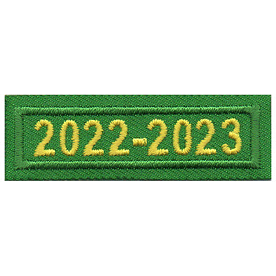 2022-2023 Green Year Bar Patch