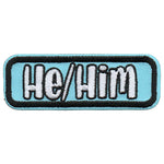 12 Pieces-He / Him Patch-Free shipping