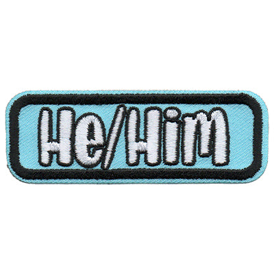 He / Him Patch