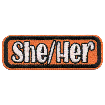 12 Pieces-She / Her Patches-Free shipping