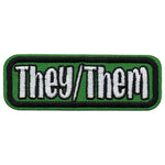 12 Pieces-They / Them Patches-Free shipping