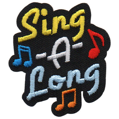 12 Pieces-Sing-A-Long Patch-Free shipping