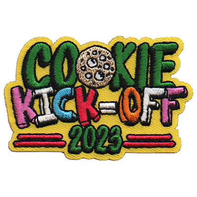 12 Pieces-2023 Cookie Kick-Off Patch-Free shipping