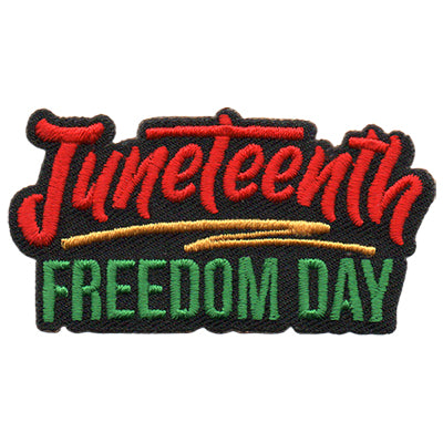 12 Pieces-Juneteenth Freedom Day Patch-Free shipping