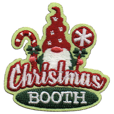 12 Pieces-Christmas Booth Patch-Free shipping