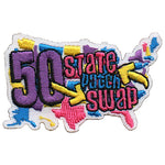 12 Pieces-50 State Patch Swap Patch-Free shipping