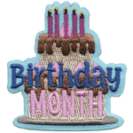 12 Pieces-Birthday Month Patch-Free shipping
