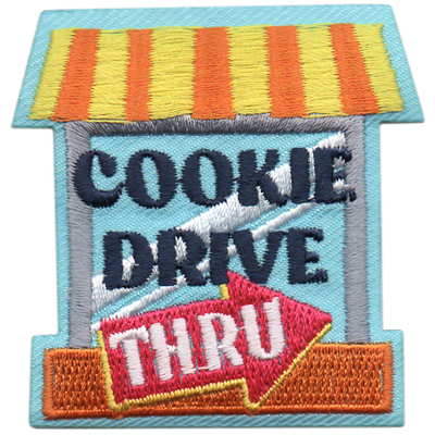 12 Pieces-Cookie Drive Thru Patch-Free shipping