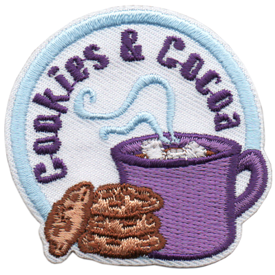 12 Pieces-Cookies & Cocoa Patch-Free shipping