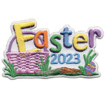 12 Pieces-2023 Easter (Basket) Patch-Free shipping