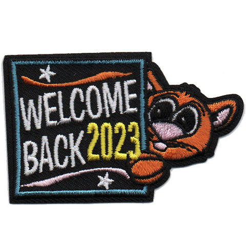 12 Pieces 2023 Welcome Back Patch-No Returns or Exchanges on dated patches