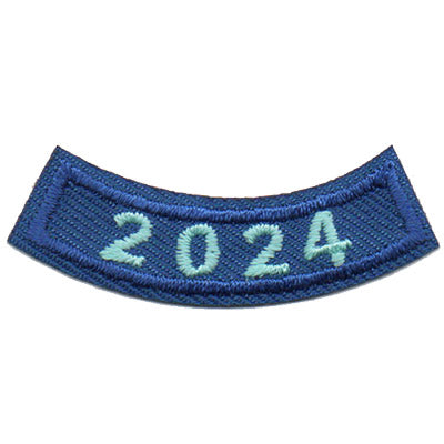 2024 Blue Year Rocker Patch