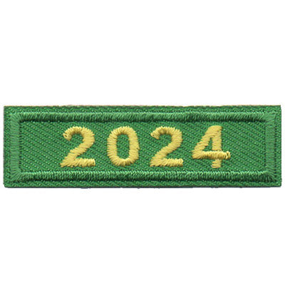 2024 Green Year Bar Patch