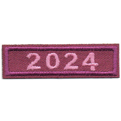 2024 Purple Year Bar Patch