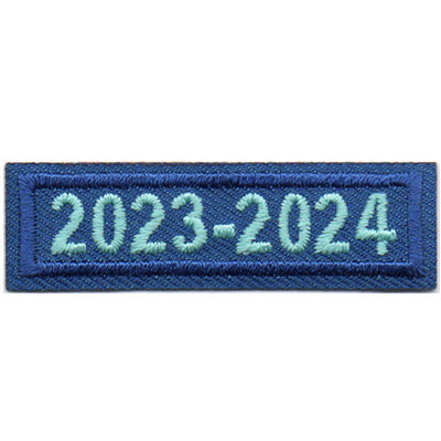 2023-2024 Blue Year Bar Patch