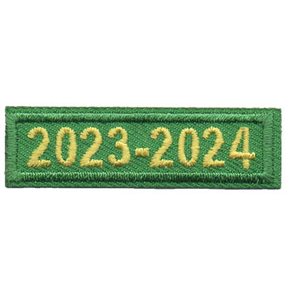 2023-2024 Green Year Bar Patch