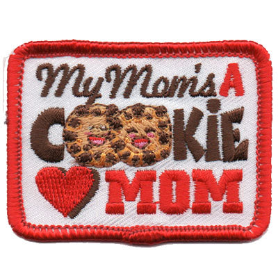 12 Pieces-My Mom's A Cookie Mom Patch-Free shipping