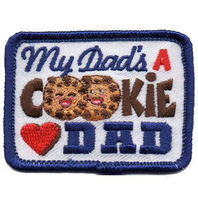 12 Pieces-My Dad's A Cookie Dad Patch-Free shipping