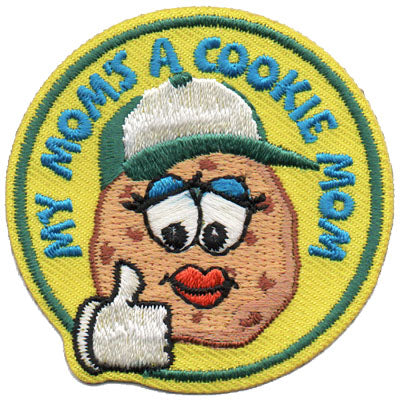 12 Pieces-My Mom's A Cookie Mom Patch-Free shipping