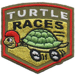 12 Pieces - Turtle Races Patch - Free Shipping
