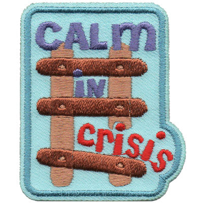 12 Pieces-Calm in Crisis Patch-Free shipping