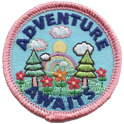12 Pieces - Adventure Awaits Patch - Free Shipping