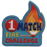 12 Pieces-1 Match Fire Challenge Patch-Free shipping
