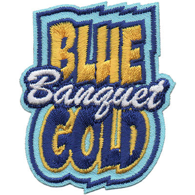 Blue Gold Banquet Patch