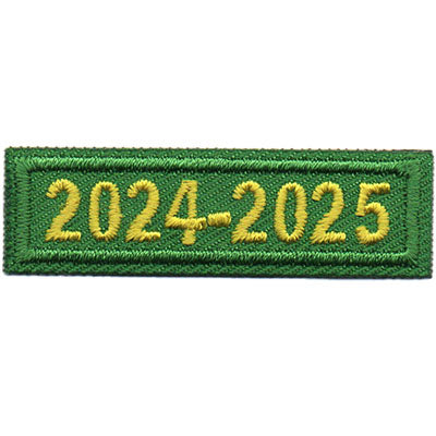 2024-2025 Green Year Bar Patch