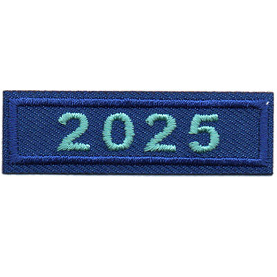 2025 Blue Year Bar Patch