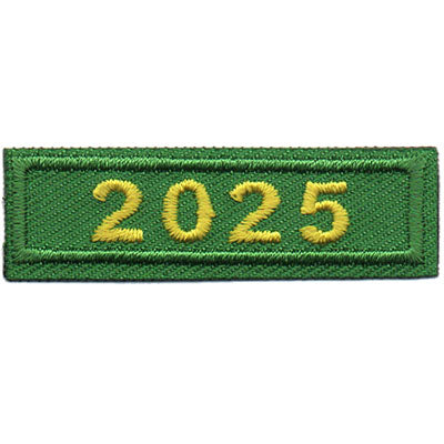 2025 Green Year Bar Patch