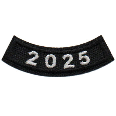 2025 Black Year Rocker Patch