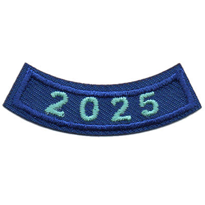 2025 Blue Year Rocker Patch