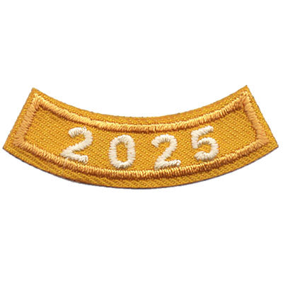 2025 Gold Year Rocker Patch