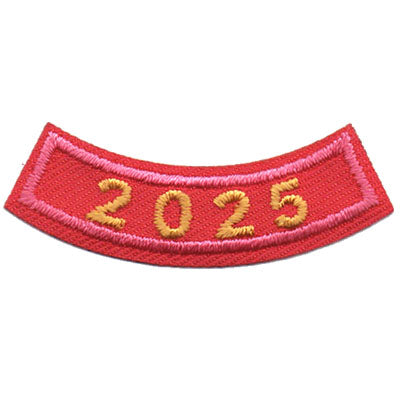 2025 Pink Year Rocker Patch