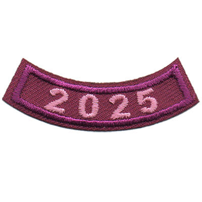 2025 Purple Year Rocker Patch