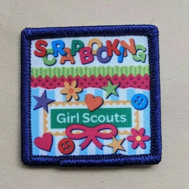 Girl Scouts Scrap Booking Patch