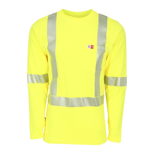 Big Bill High Visibility Athletic Performance Yellow T-Shirt