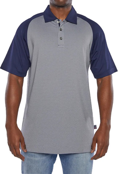 Pro Celebrity Men's Ace Micro Stripe Polo Shirt -  STP728
