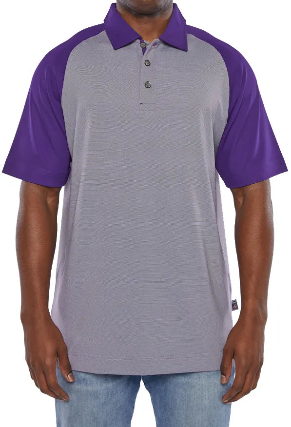 Pro Celebrity Men's Ace Micro Stripe Polo Shirt -  STP728