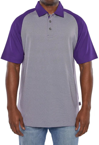 Pro Celebrity Men's Ace Micro Stripe Polo Shirt -  STP728