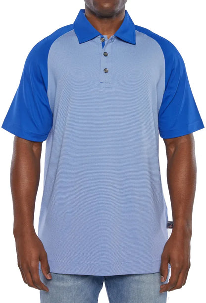 Pro Celebrity Men's Ace Micro Stripe Polo Shirt -  STP728
