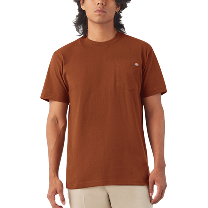 Dickies Heavyweight Heathered Short Sleeve Pocket T-Shirt - WS450-CAPPUCCINO