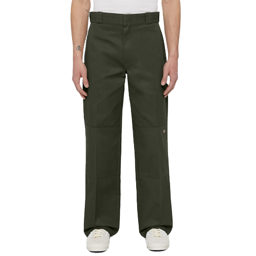 Dickies Loose Fit Double Knee Work Pants - Olive Green 85283