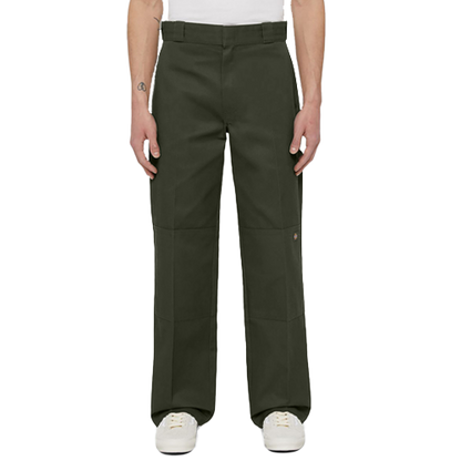 Dickies Loose Fit Double Knee Work Pants - Olive Green 85283