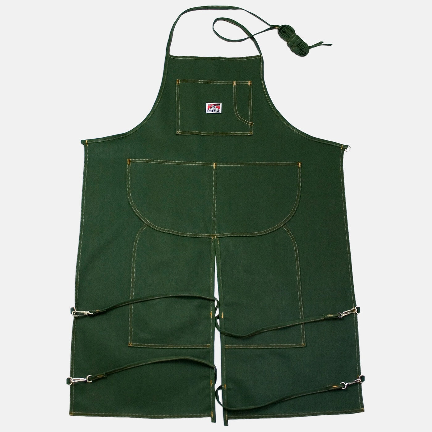 Ben Davis Worker's Utility Olive Teamster's Apron - One Size