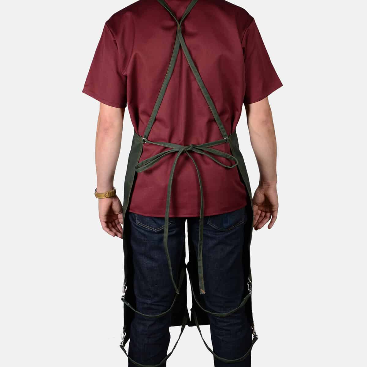 Ben Davis Worker's Utility Olive Teamster's Apron - One Size